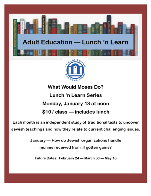 Banner Image for Lunch 'n Learn  01-13-20